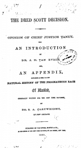 Dred Scott Decision
